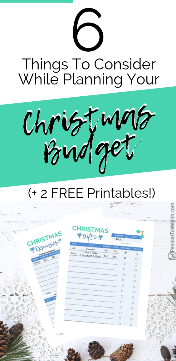 OMG! This was such a great article. These free printables will definitely help me plan my Christmas budget this year. I love the holidays, but I love saving money even more! #holidaybudget #Christmasbudget #Christmas #holidays #holidayseason @Penniestowealth