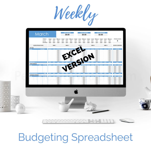 Biweekly, Semimonthly, & By Paycheck Budgeting Spreadsheet (GOOGLE ...